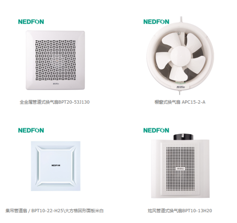 綠島風品牌換氣扇類型